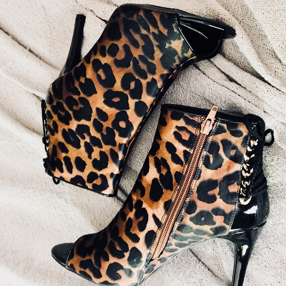 Kaytee Shoes - Animal Print Booties